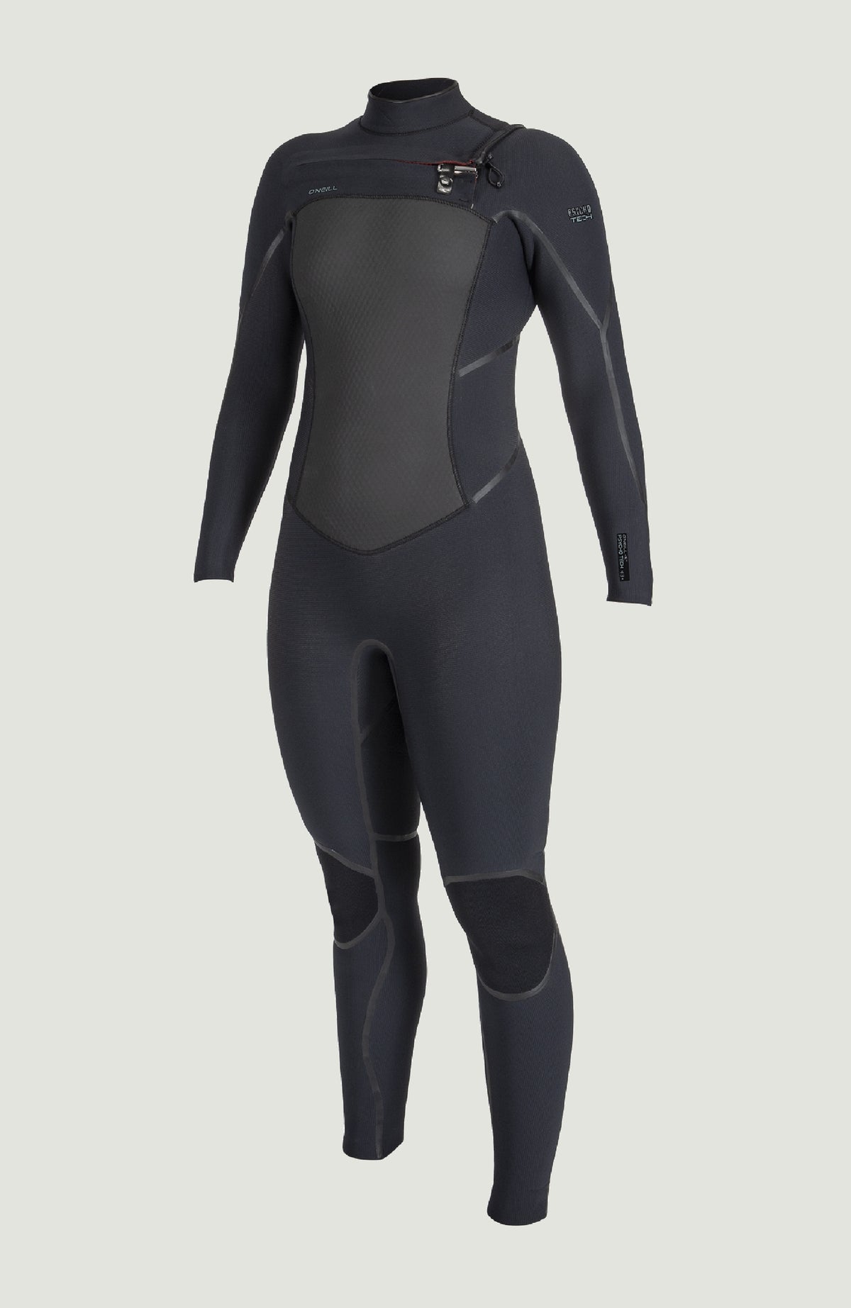 WMS PSYCHO TECH 4/3+ CHEST ZIP FULL | BLACK/BLACK