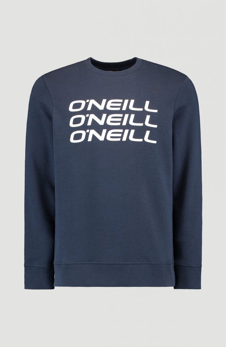 Sweat Triple Stack Crew | Ink Blue -A