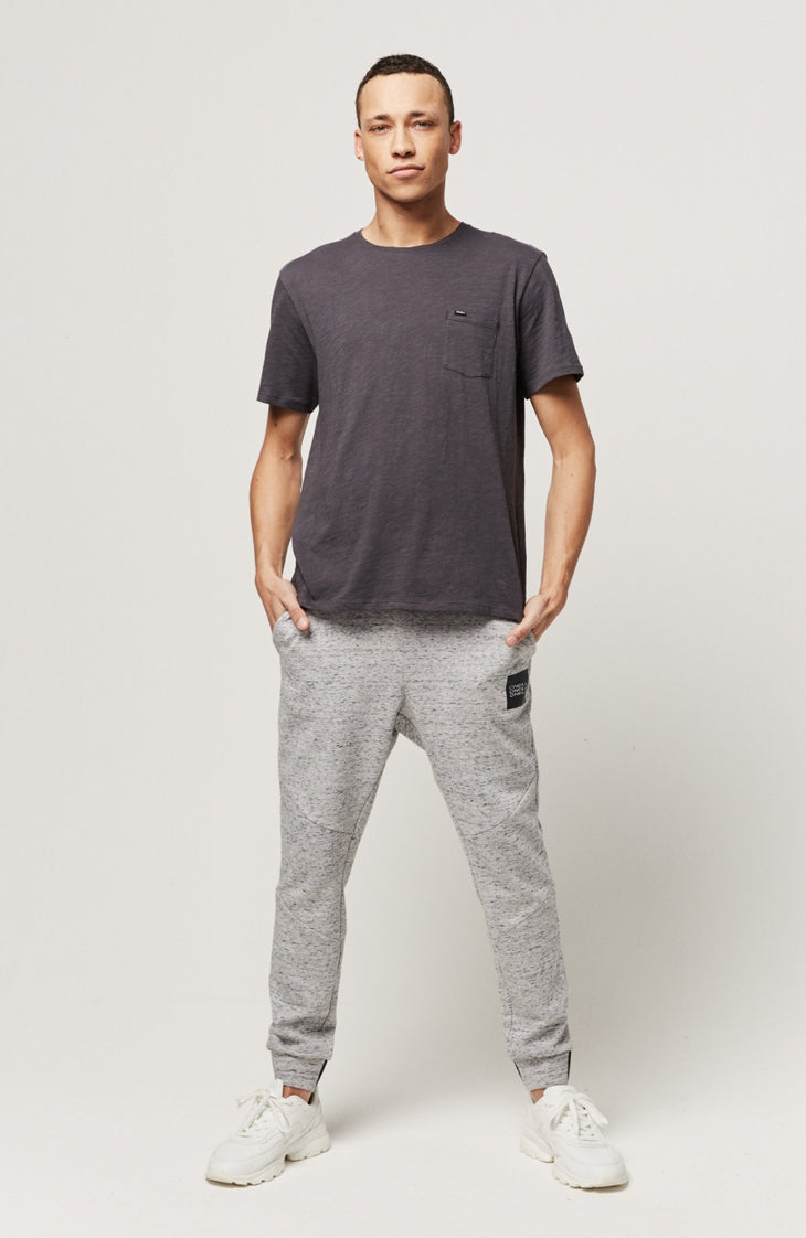 Tee-Shirt Jack's Base Regular Fit Crew | Asphalt - A