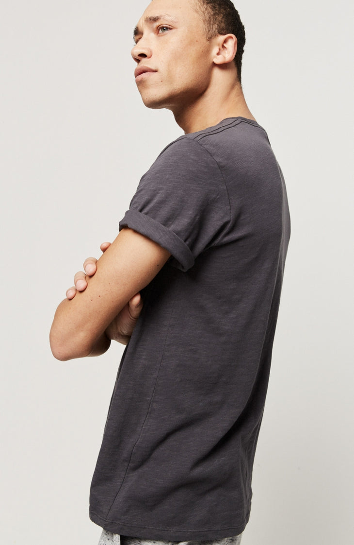 Tee-Shirt Jack's Base Regular Fit Crew | Asphalt - A