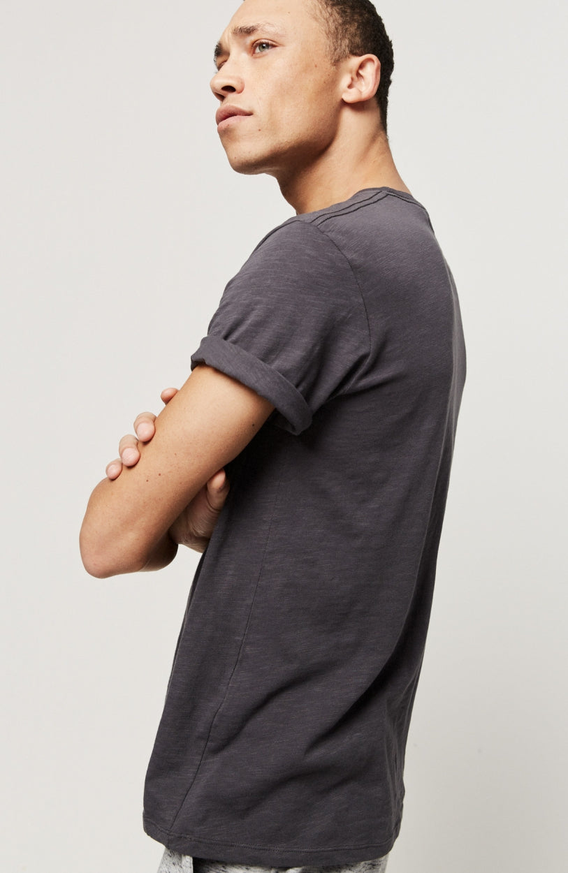 Tee-Shirt Jack's Base Regular Fit Crew | Asphalt - A