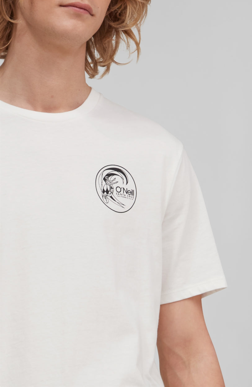 Tee-Shirt Circle Surfer | Powder White