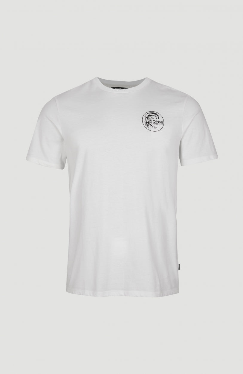 Tee-Shirt Circle Surfer | Powder White