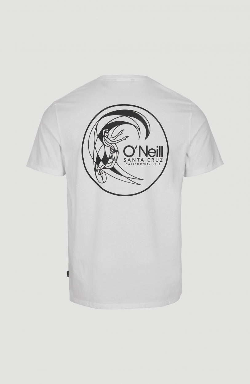 Tee-Shirt Circle Surfer | Powder White
