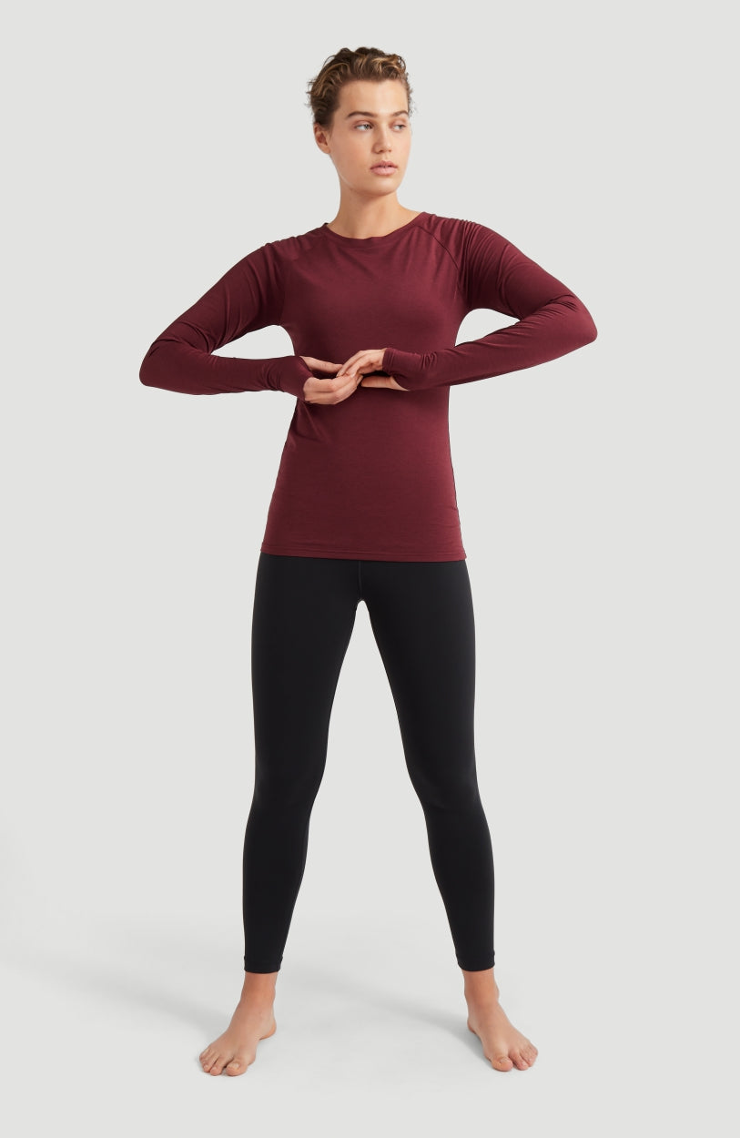 Tee-Shirt Manches Longues Yoga | Windsor Wine -A