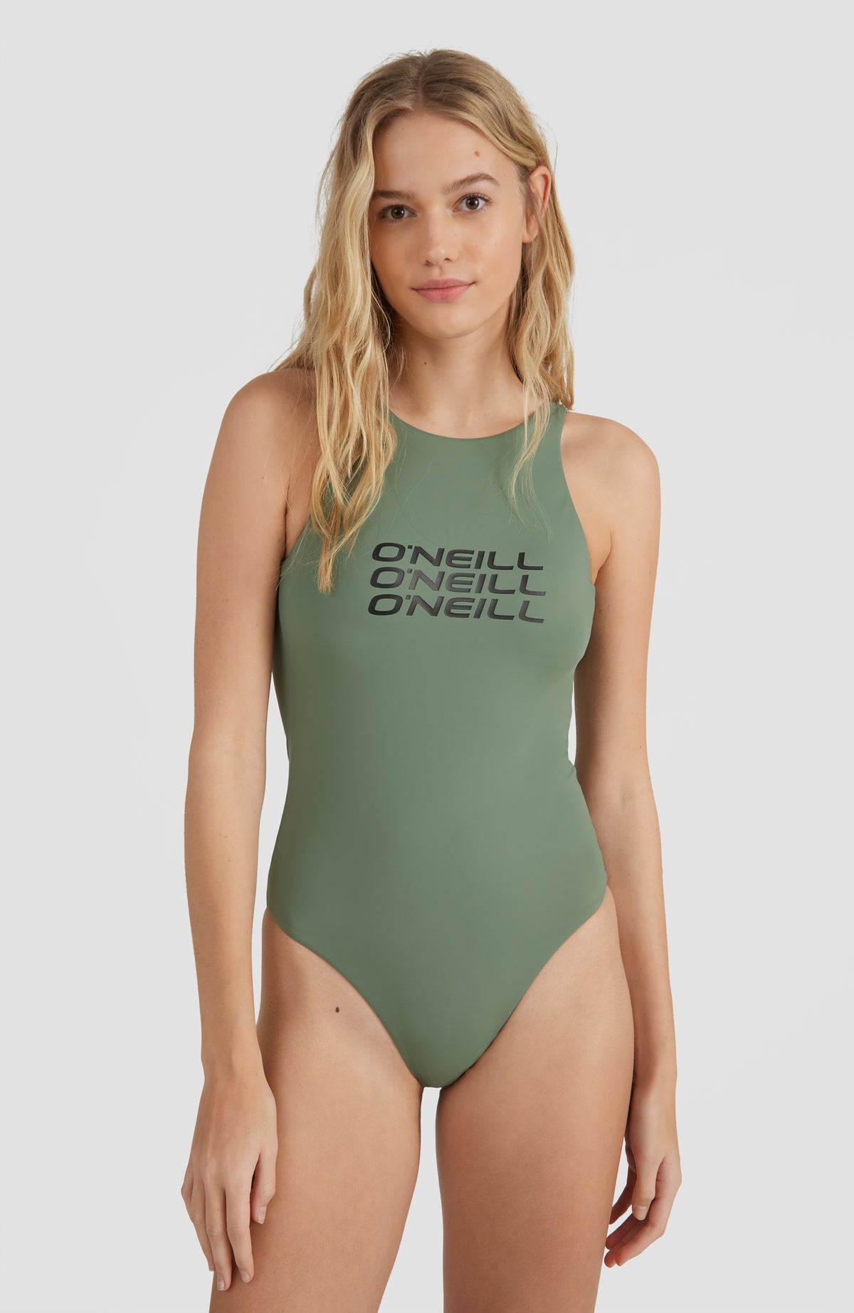 Maillot De Bain Logo High Neck | Lily Pad