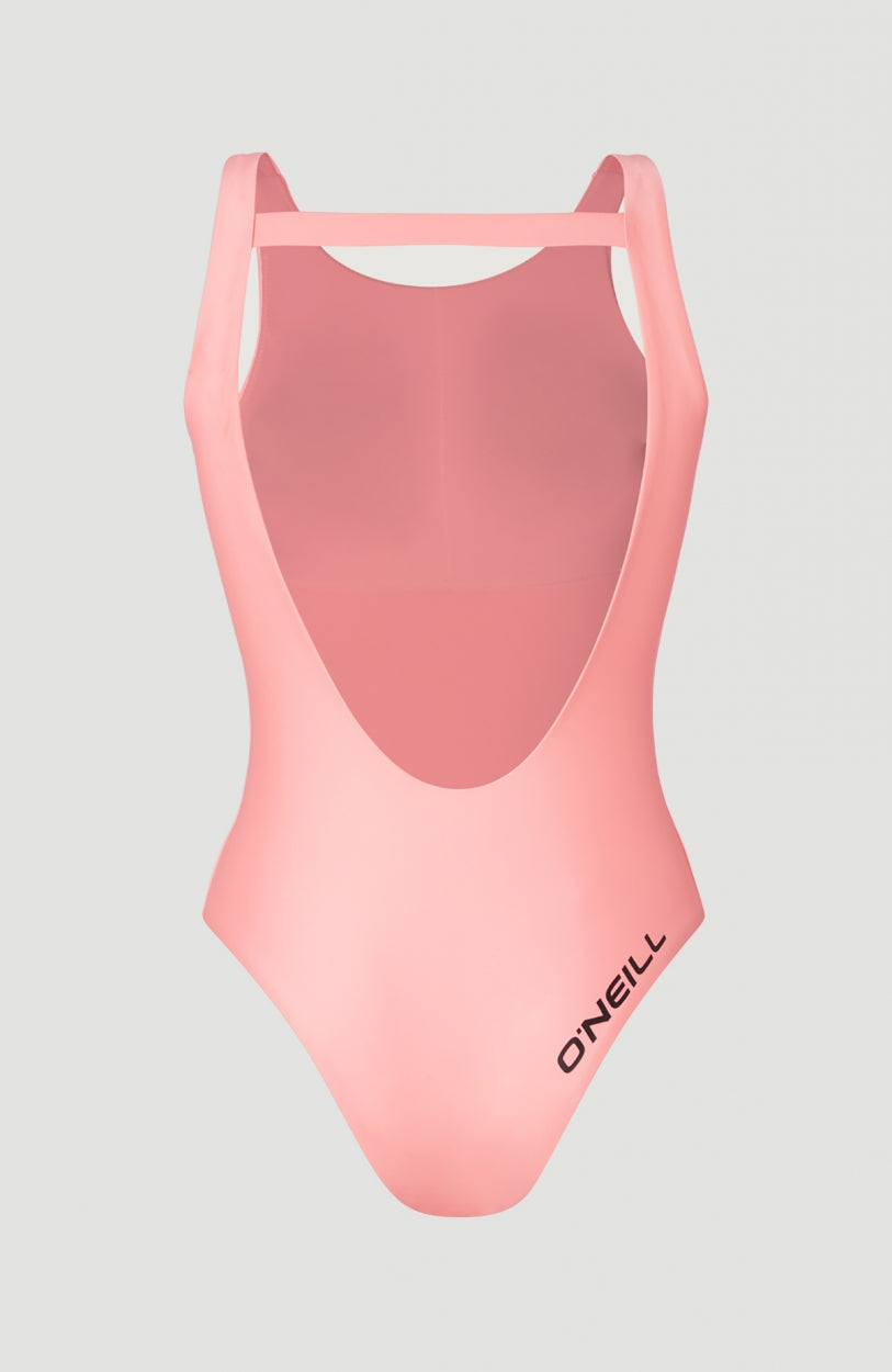 Maillot De Bain Logo High Neck | Crystal Rose