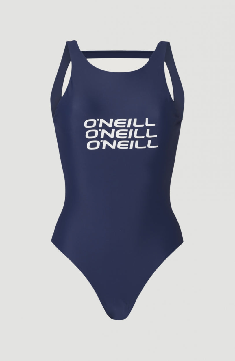 Maillot De Bain Logo High Neck | Blueberry