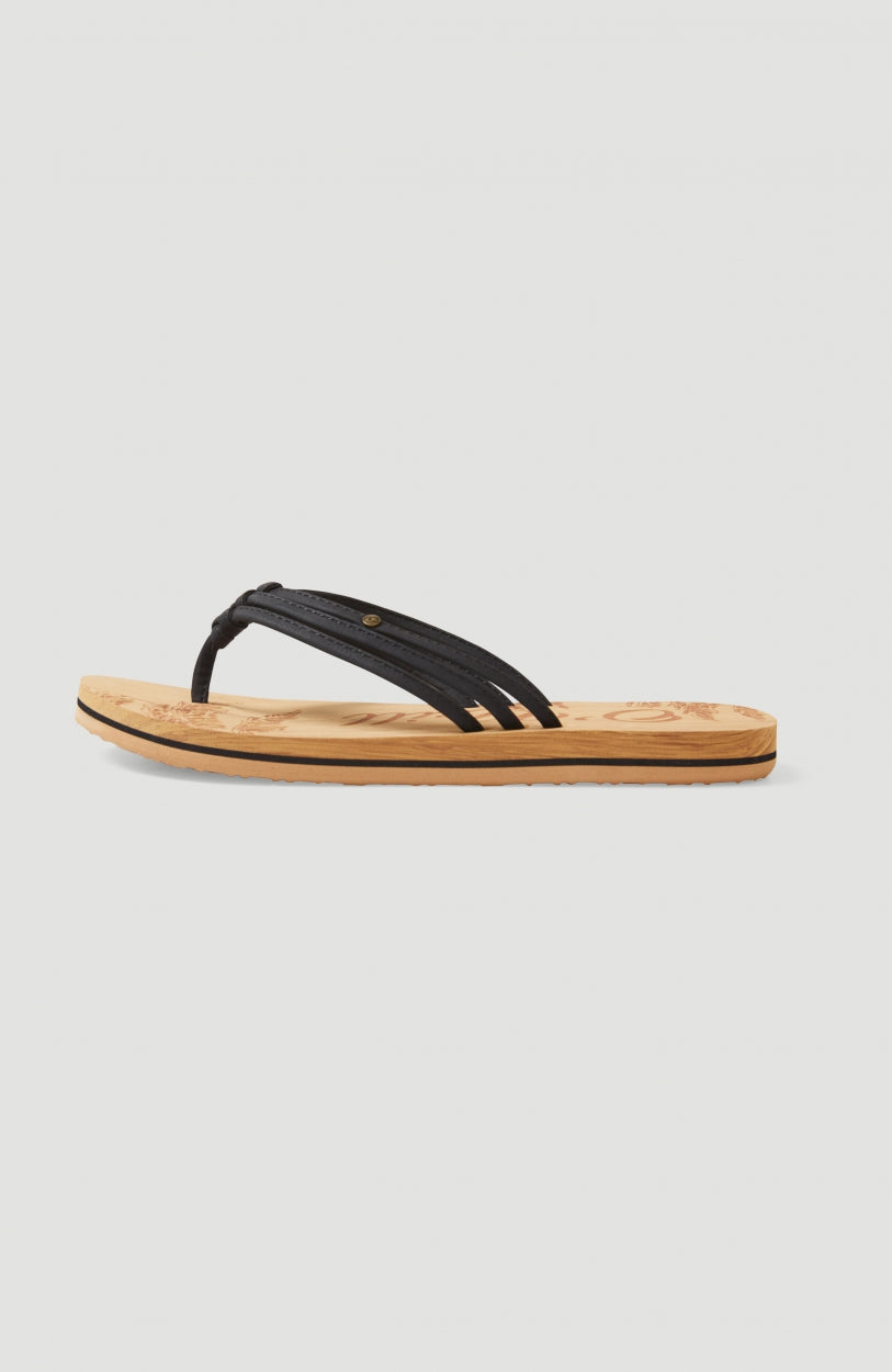 Tongs Ditsy | Black Out