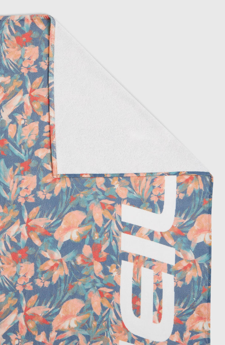 Serviette de bain Seacoast | Blue Painted Tropics