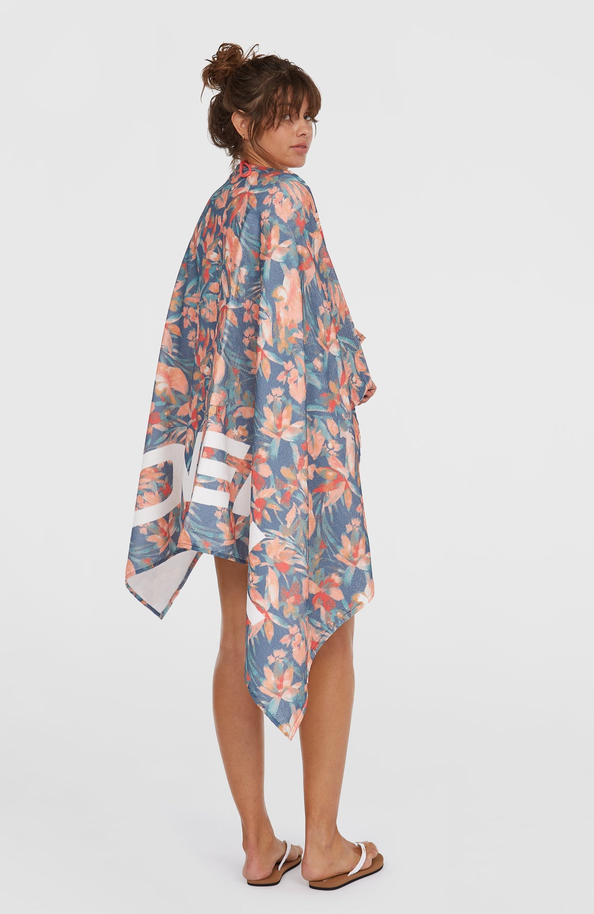 Serviette de bain Seacoast | Blue Painted Tropics