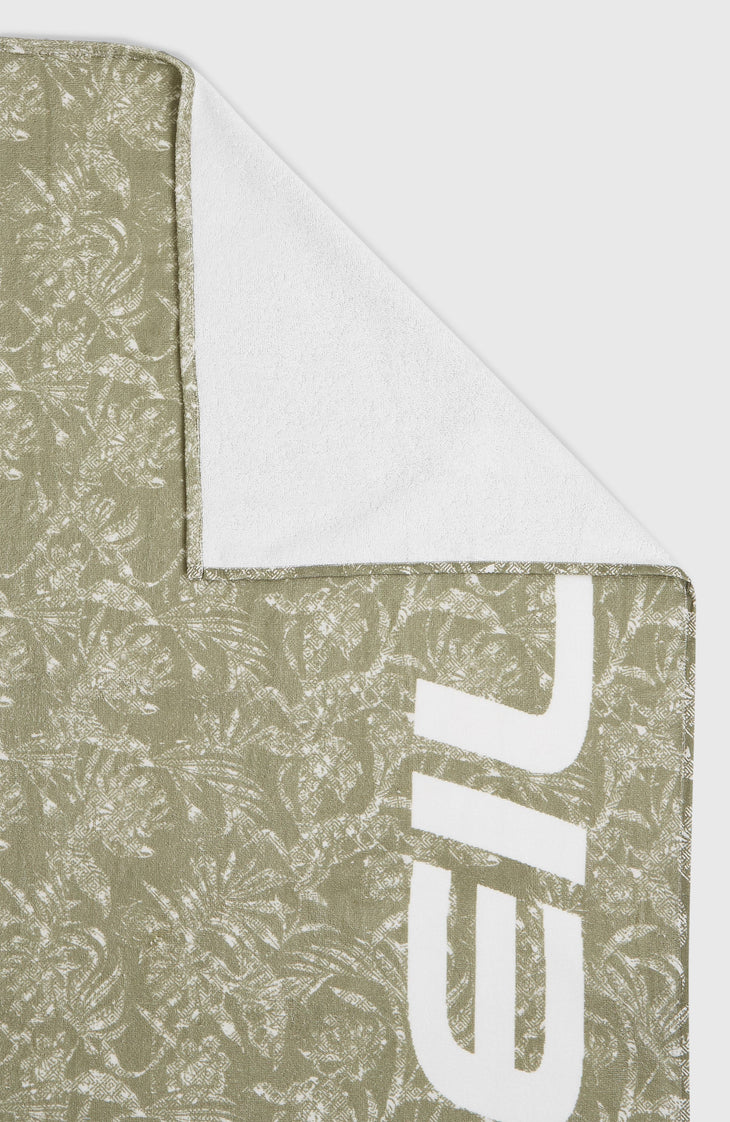 Serviette de bain Seacoast | Green Textured Jungle