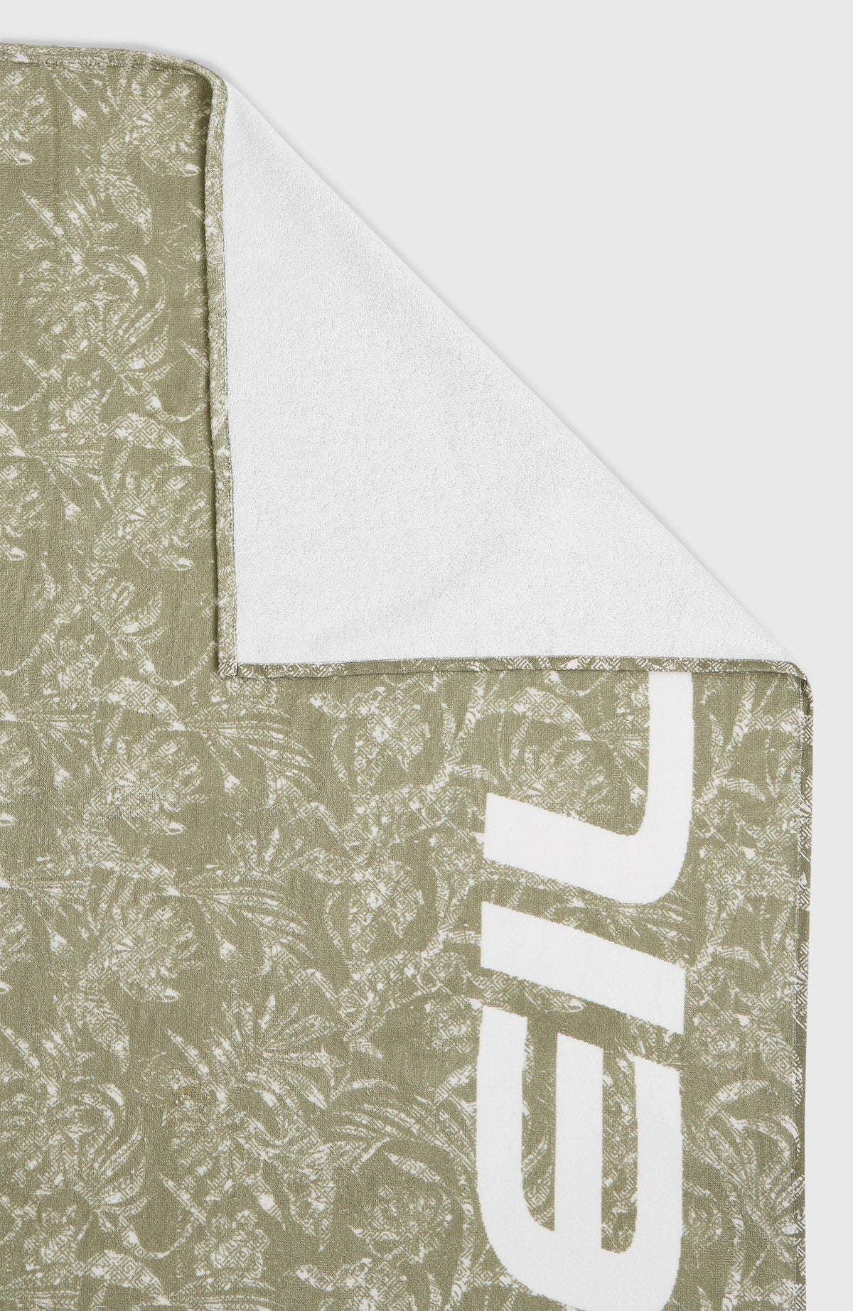 Serviette de bain Seacoast | Green Textured Jungle