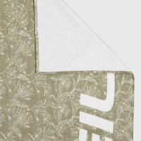 Serviette de bain Seacoast | Green Textured Jungle