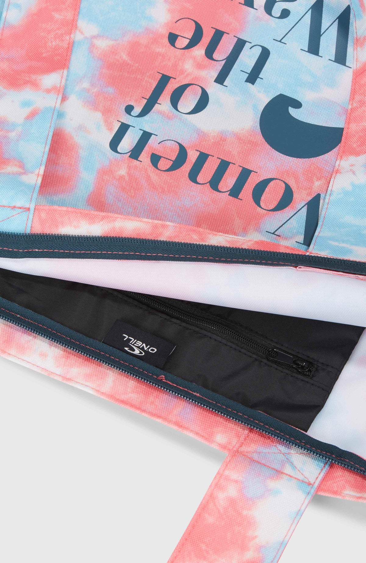 Tote bag Coastal Print | Pink Ice Cube Tie Dye