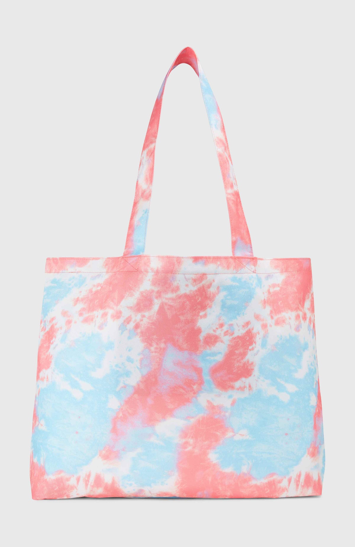 Tote bag Coastal Print | Pink Ice Cube Tie Dye