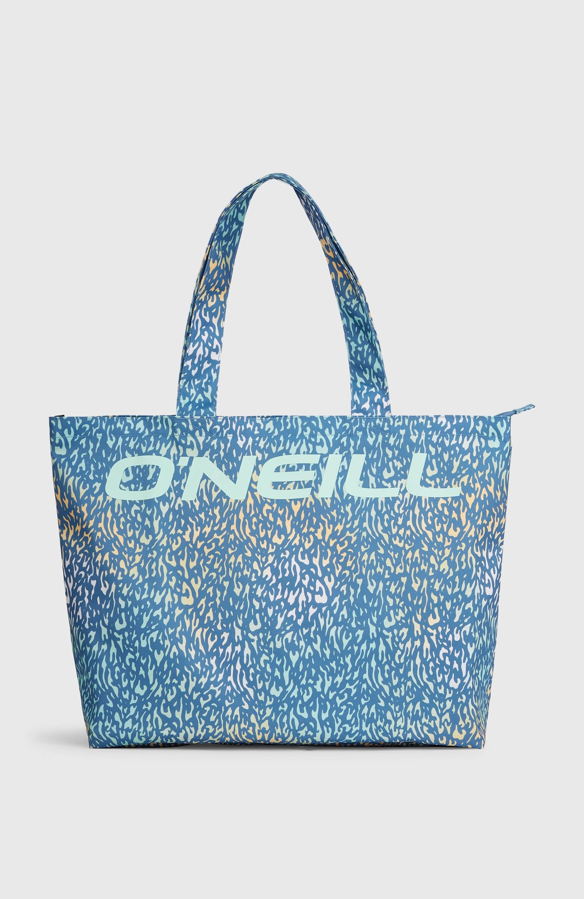 Tote bag Coastal Print | Yellow Animal Blur