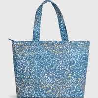 Tote bag Coastal Print | Yellow Animal Blur