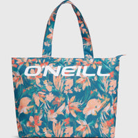 Tote bag Coastal Print | Blue Painted Tropics