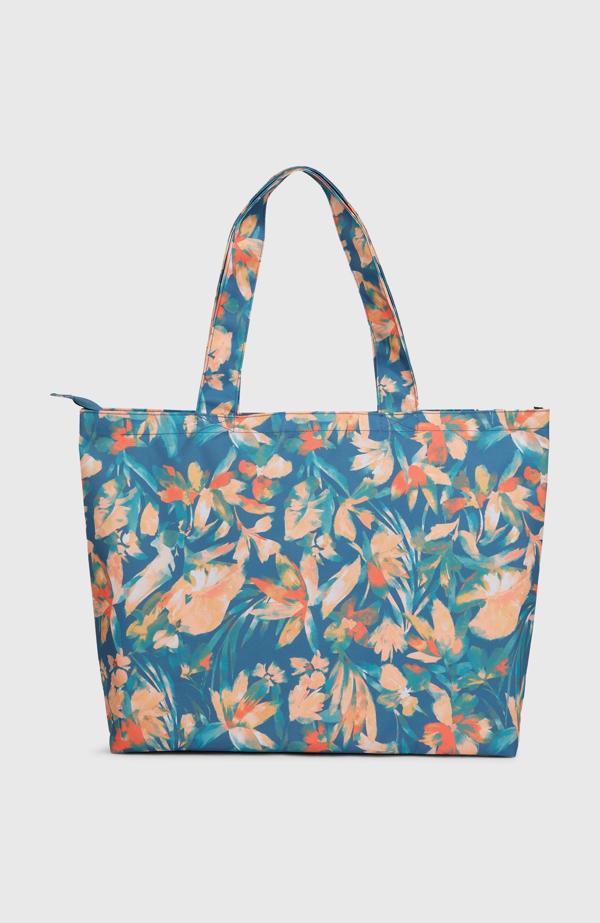 Tote bag Coastal Print | Blue Painted Tropics