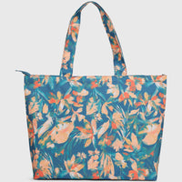 Tote bag Coastal Print | Blue Painted Tropics