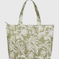 Tote bag Coastal Print | Green Textured Jungle