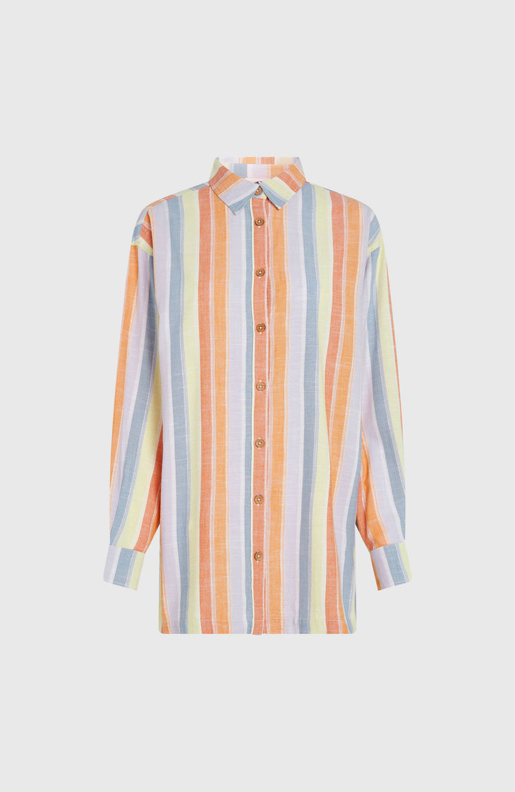 Chemise longue Beach Vintage | Vintage Stripe