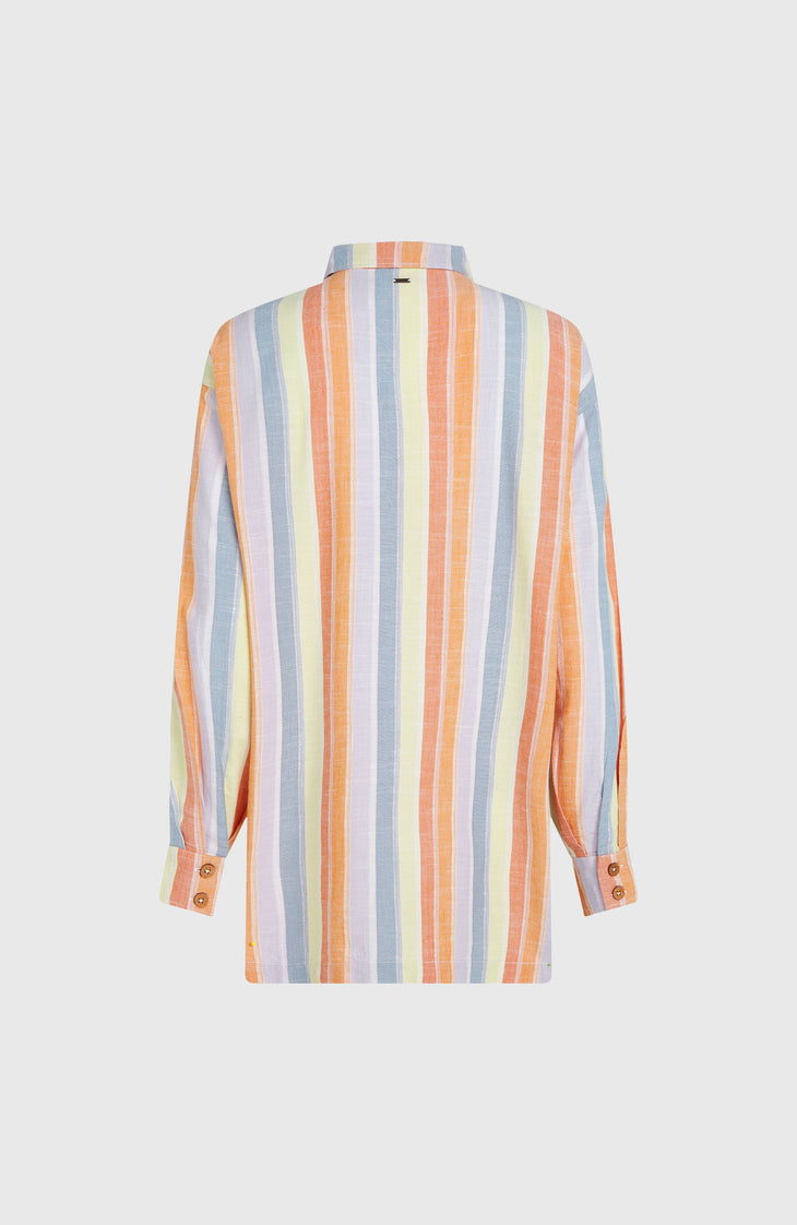 Chemise longue Beach Vintage | Vintage Stripe