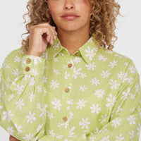 Chemise longue Beach Vintage | Green Daisyline