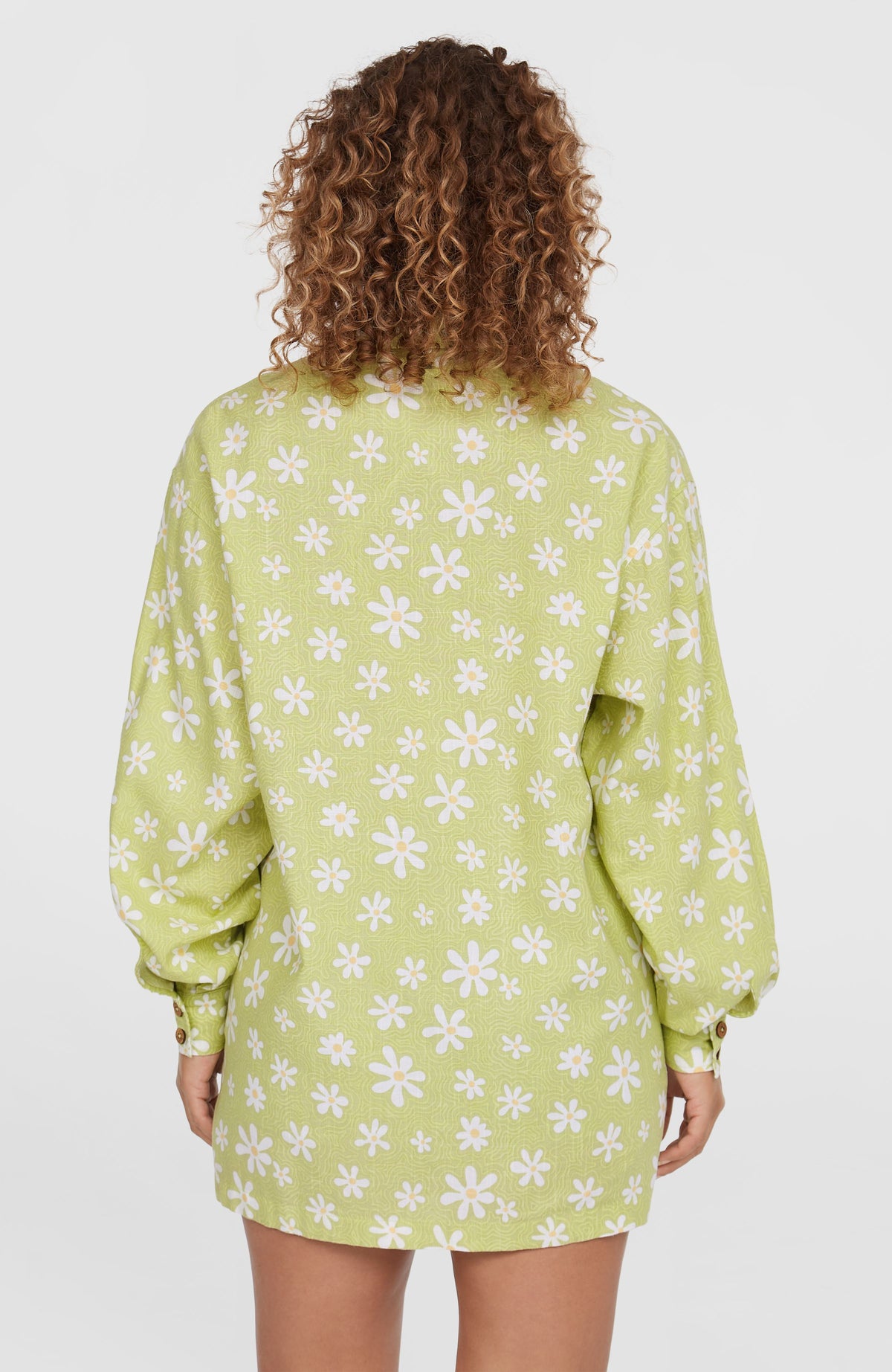Chemise longue Beach Vintage | Green Daisyline