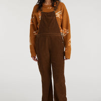 CORD DUNGAREE | Melted Chocolate