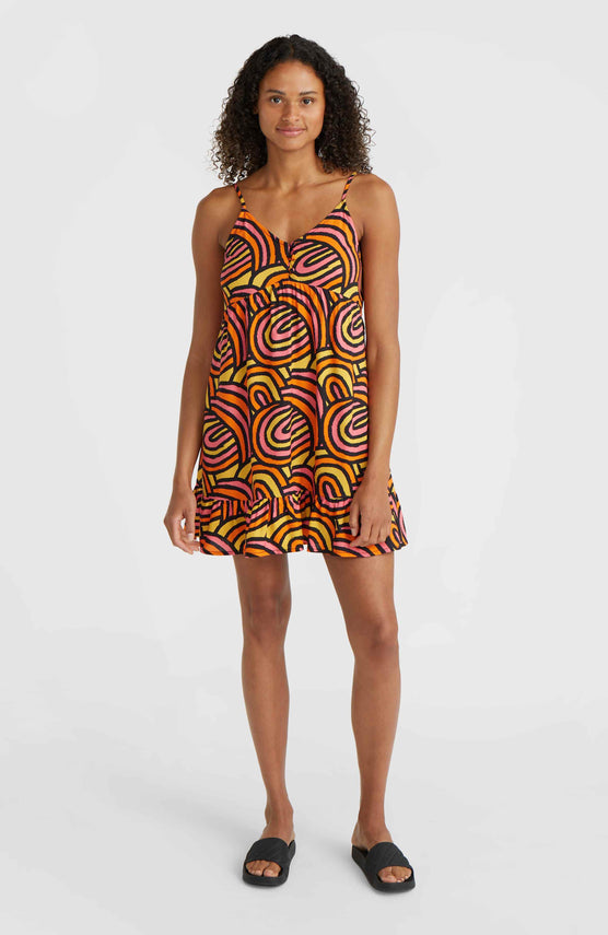 Robe Malu Beach | Orange Rainbow Stripe