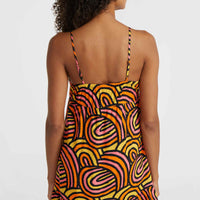 Robe Malu Beach | Orange Rainbow Stripe