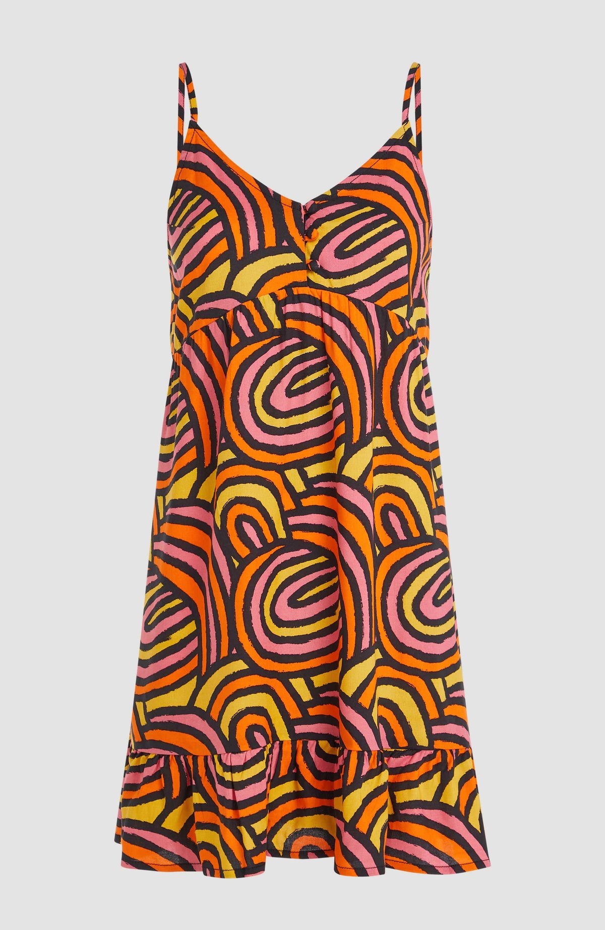 Robe Malu Beach | Orange Rainbow Stripe