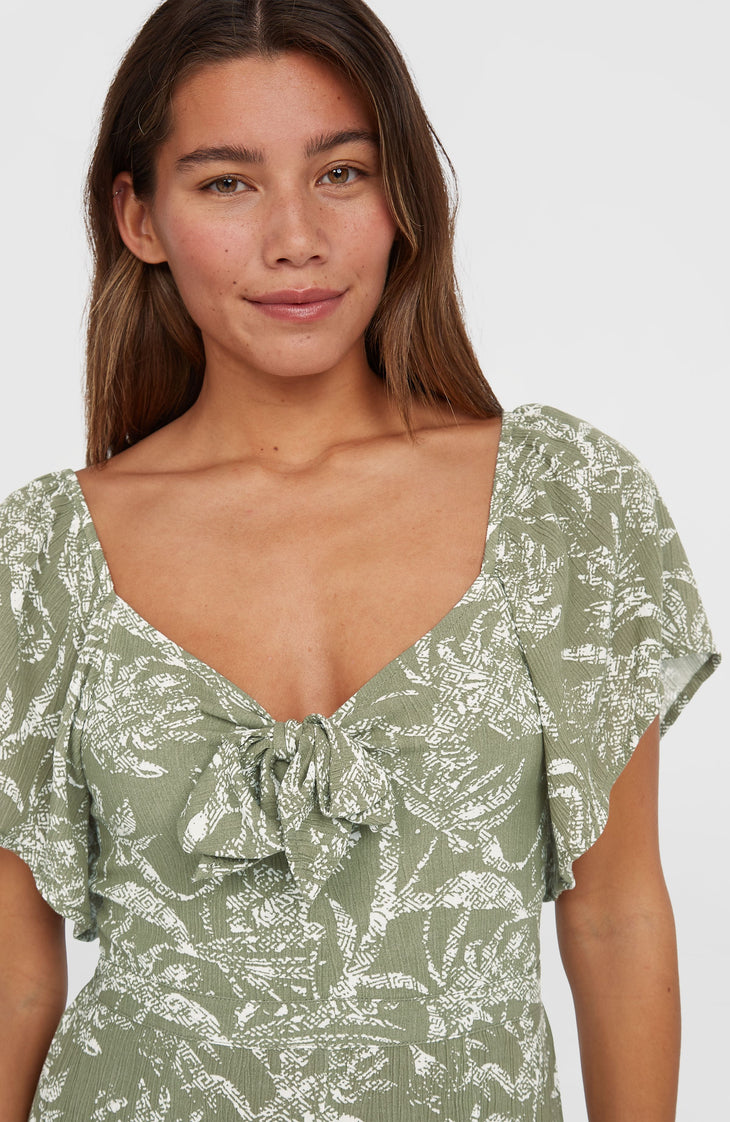 Combinaison Kesia | Green Textured Jungle