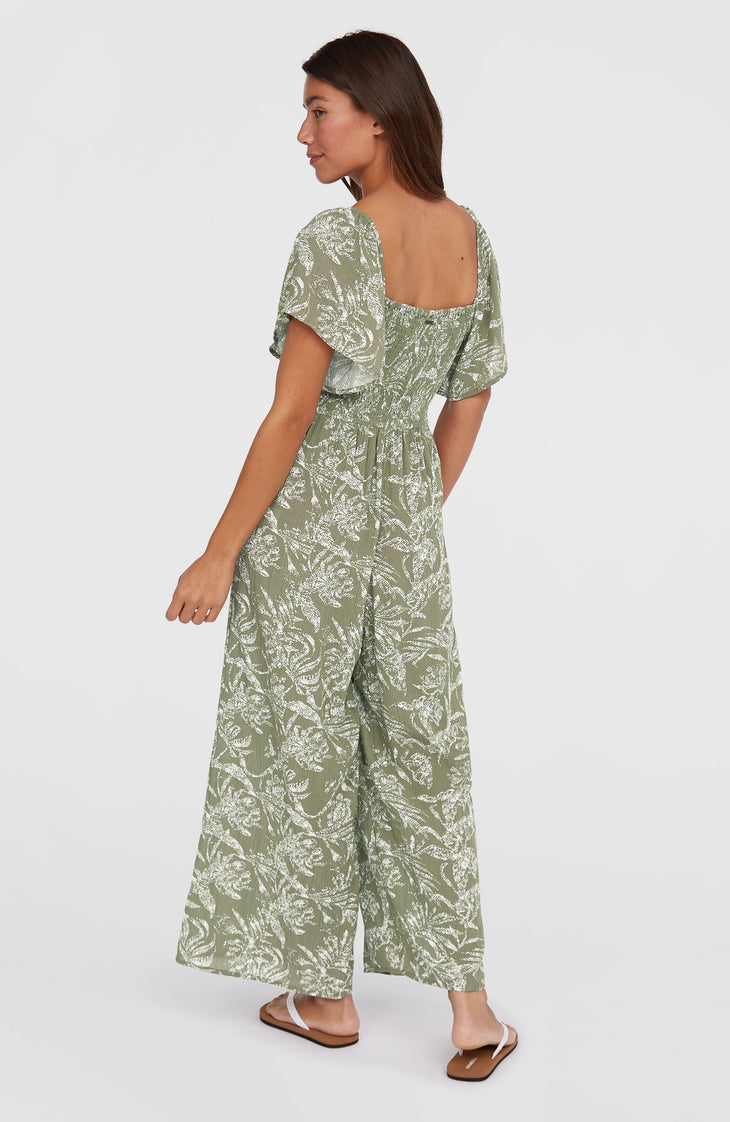 Combinaison Kesia | Green Textured Jungle
