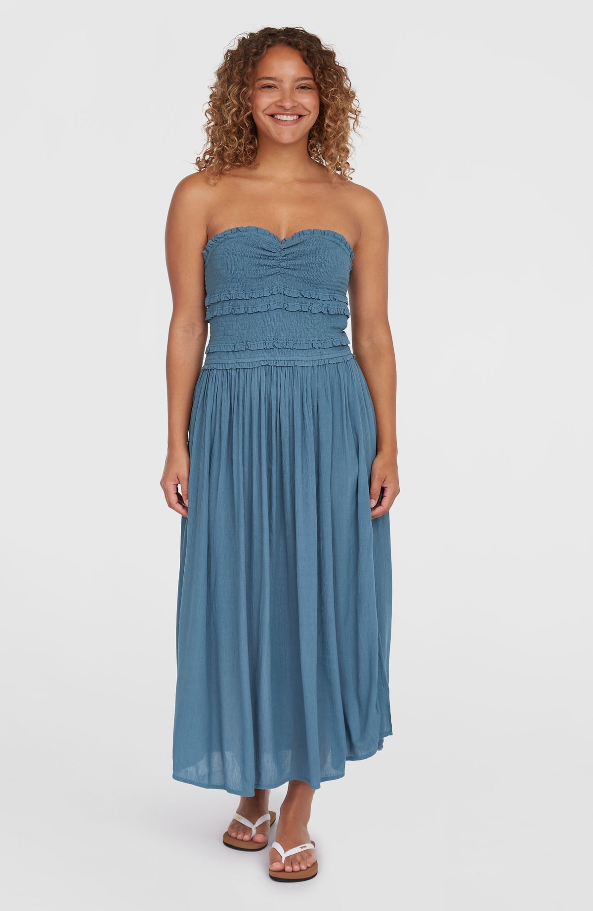 Robe midi Devyn | Copen Blue