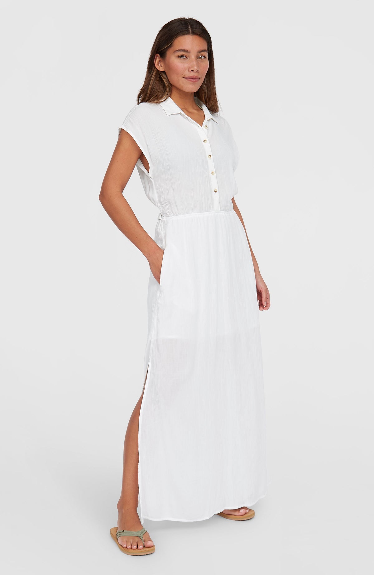 Robe chemise longue Lori | Snow White