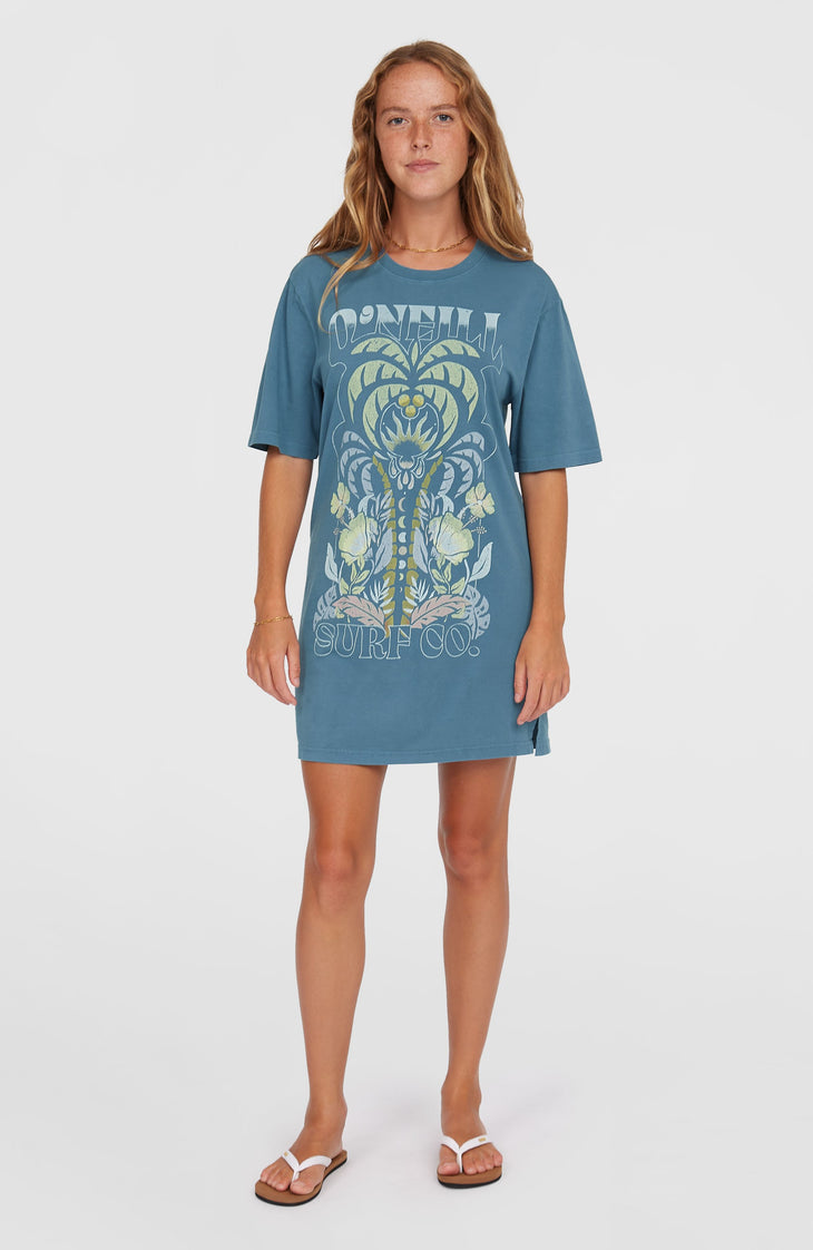 Robe T-shirt Beach Vintage | Copen Blue