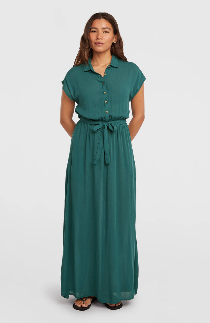 Robe chemise longue Lori | Botanical Heat