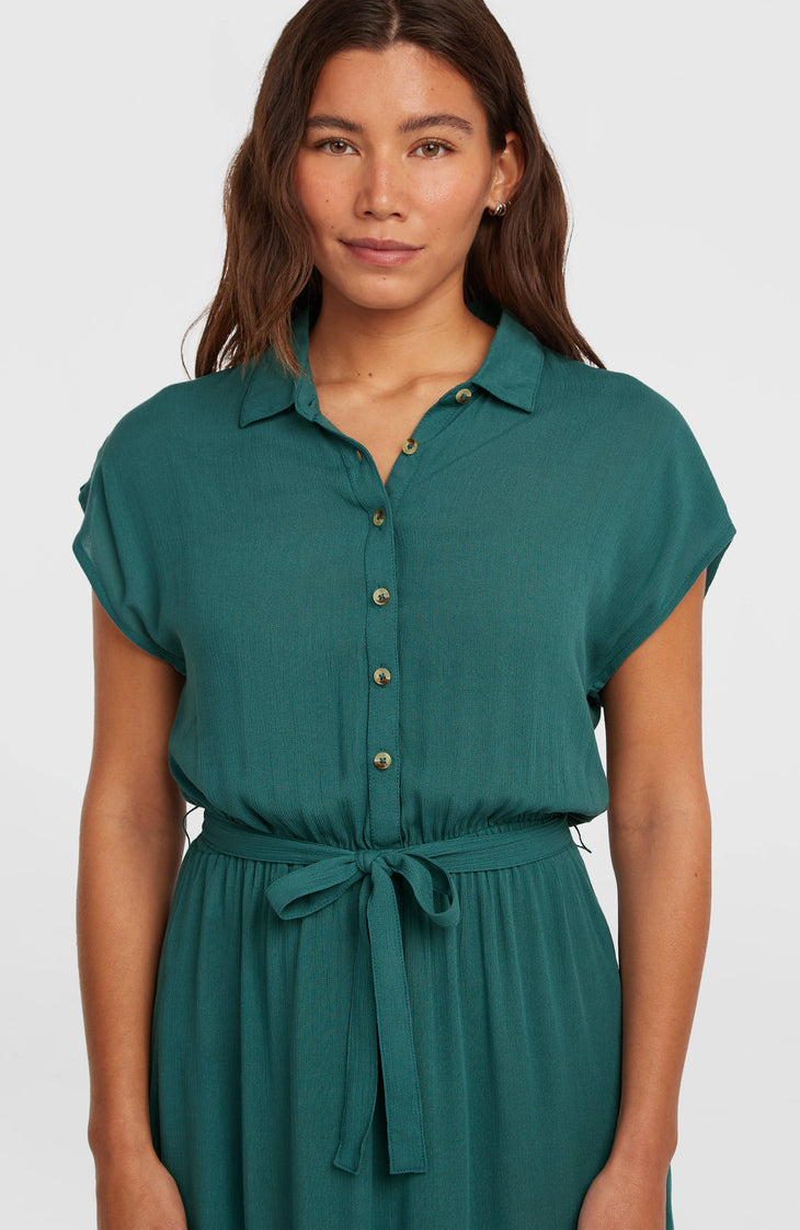 Robe chemise longue Lori | Botanical Heat