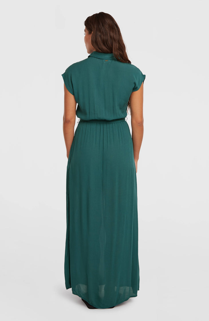 Robe chemise longue Lori | Botanical Heat