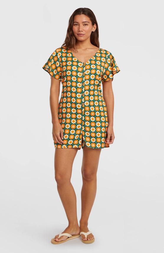 Combishort O'Riginals | Green Retro Flower