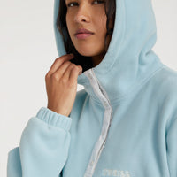 Sweat à capuche demi-zip Superfleece | Adley Blue