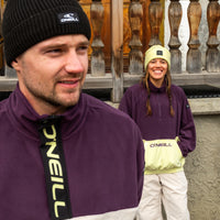 Polaire O'Riginals Polartec® 100 demi-zip | Aubergine Colour Block