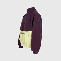 Polaire O'Riginals Polartec® 100 demi-zip | Aubergine Colour Block