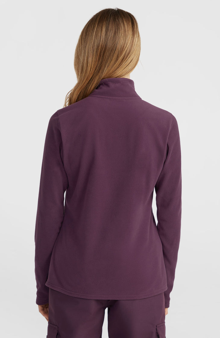 Polaire Jack's Polartec® 100 à zip intégral | Aubergine