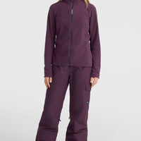 Polaire Jack's Polartec® 100 à zip intégral | Aubergine