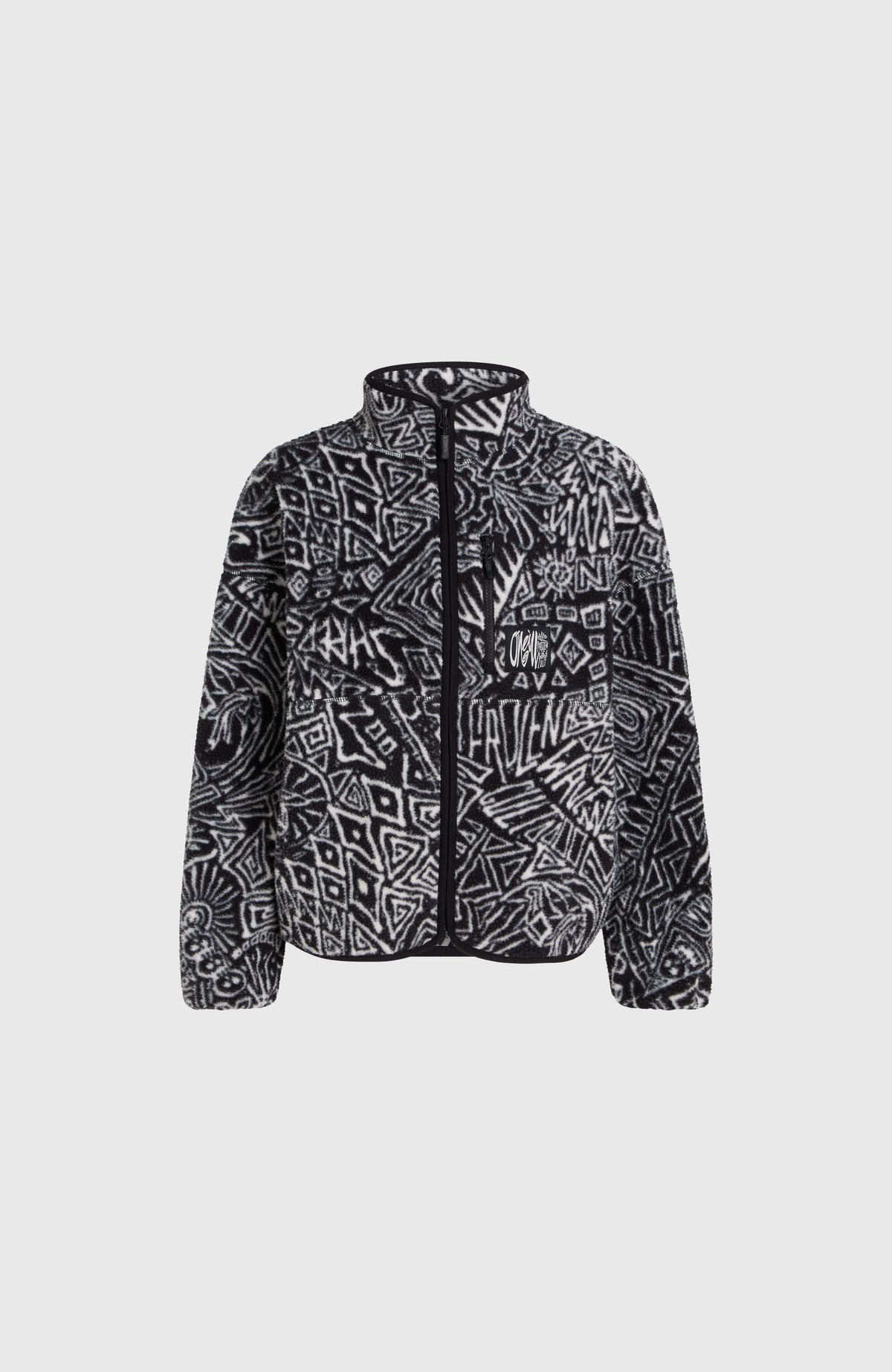 Polaire Surf Heroes à poils longs | White/Black Sketcheritage