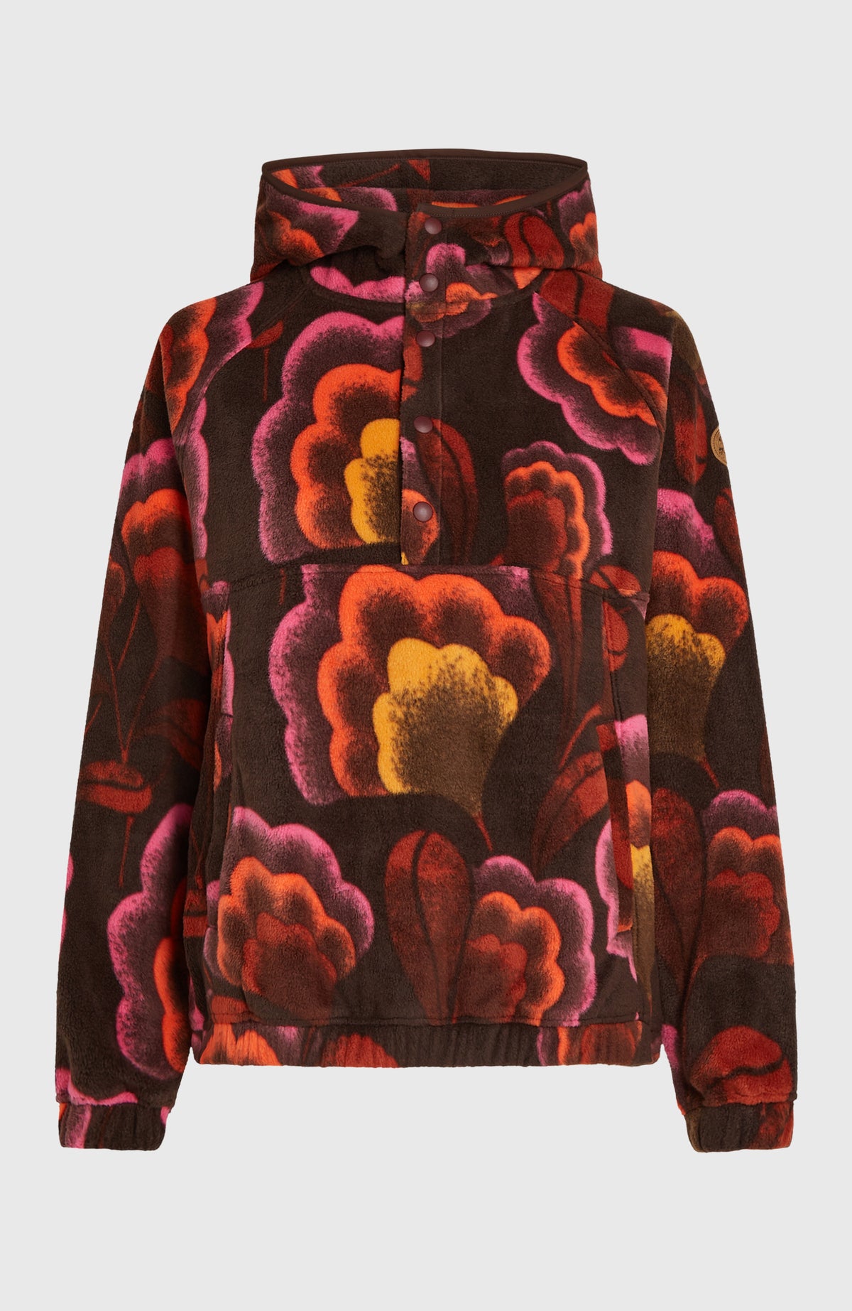 Sweat à capuche superfleece O'Riginals | Brown Originals Flower